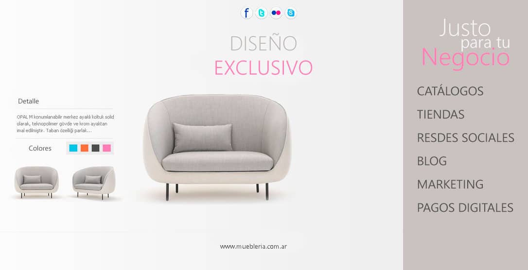 Diseño Web para Tiendas Muebles | Fábricas de Muebles | Catálogos OnLine 2