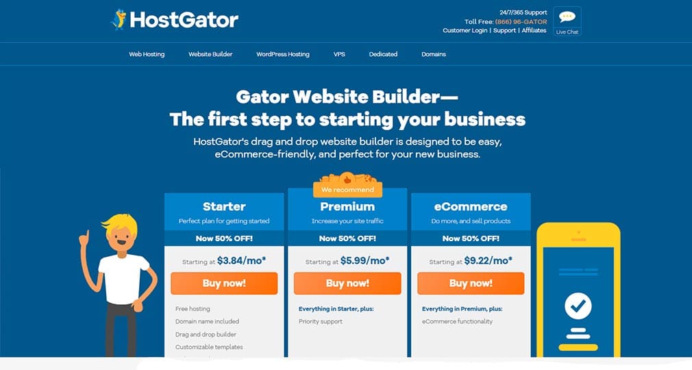 Página Web Barata: Una guía de 11 creadores de sitios web más económicos 18
