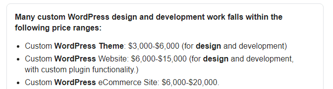 Diseño web Wordpress en Argentina precios. 4