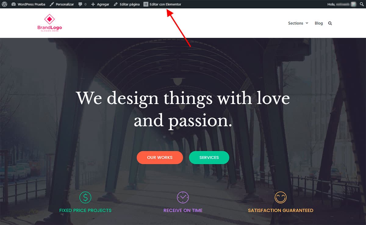 Edición visual y diseño de páginas web