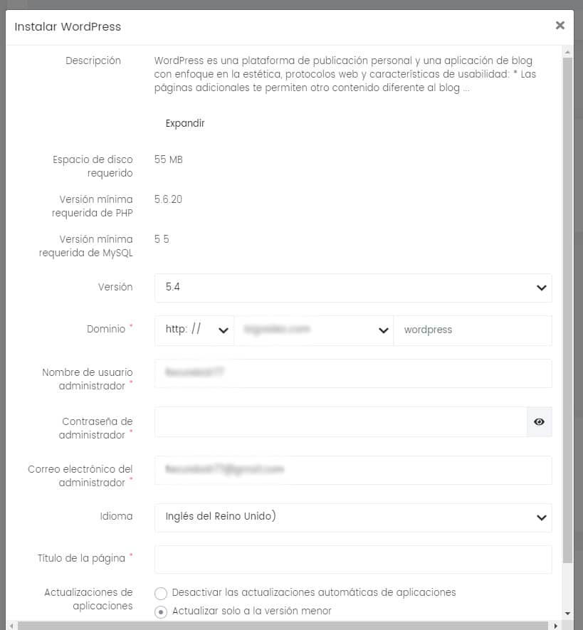 Crear Página Web - Hostinger WordPress Configuración