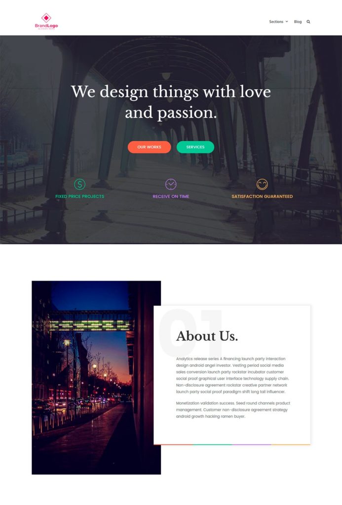Crear Página Web Página de Inicio